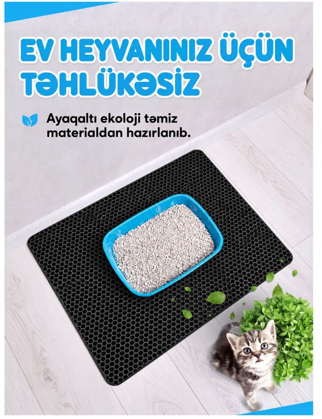 Xalça 8813, qara, EVA, 60х44 sm — Mallar, Bakı (3)