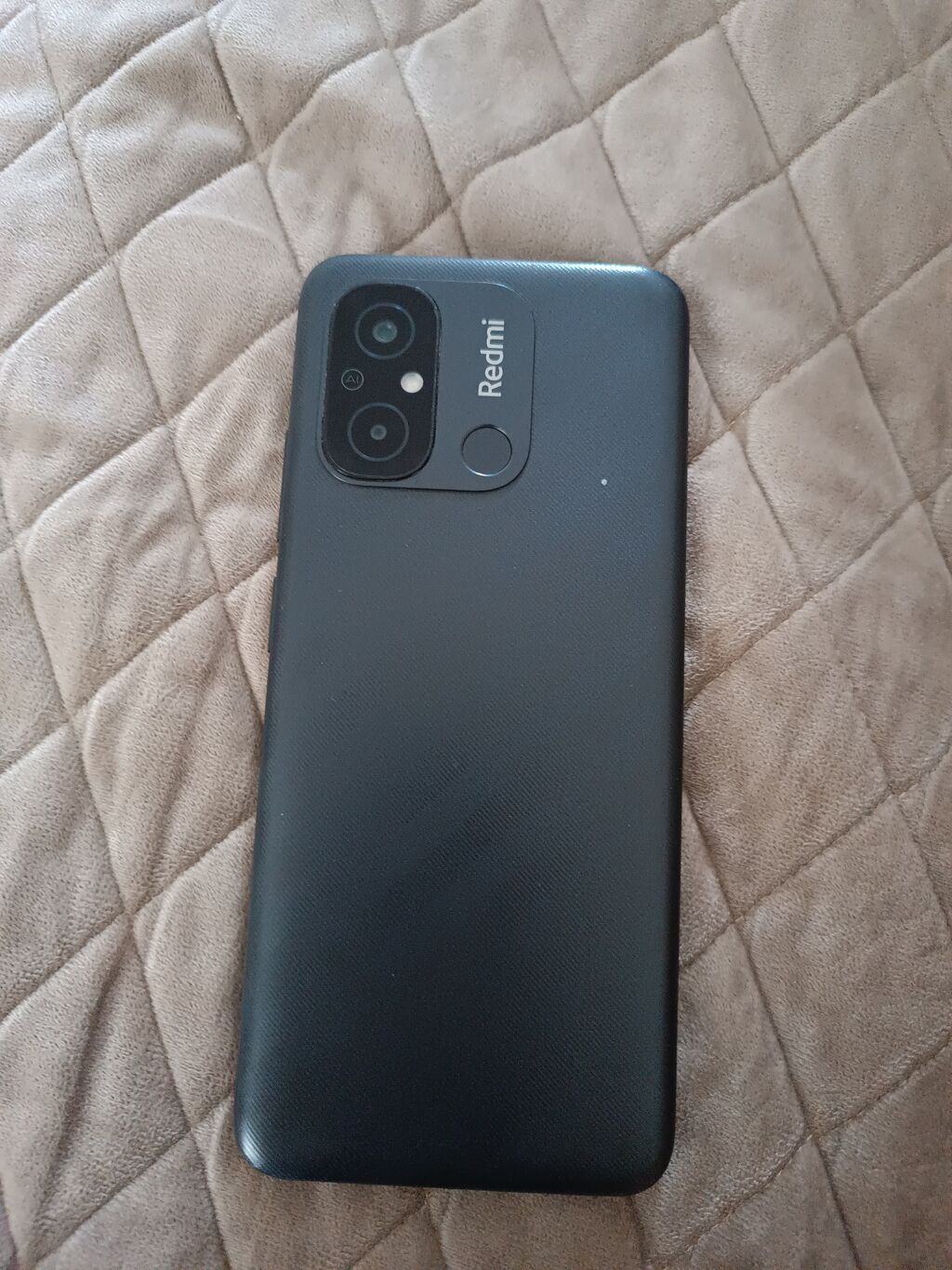 Redmi 12C, 128 GB, rəng - Qara, Barmaq izi — Xiaomi, Qobu