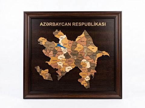 Tablo, 76x83 sm, kağız/karton/keramika/taxta — Bakı