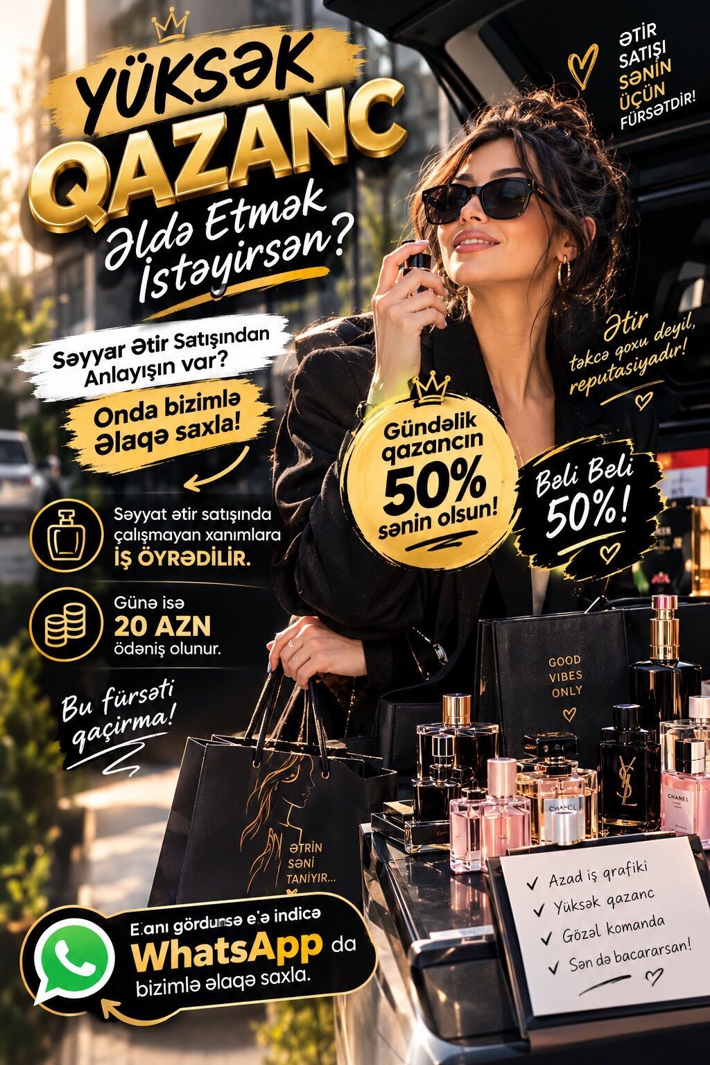 Satış meneceri tələb olunur, Yalnız qadınlar üçün, 30-45 yaş, 1 ildən az təcrübə, Həftəlik ödəniş — Satış, Bakı