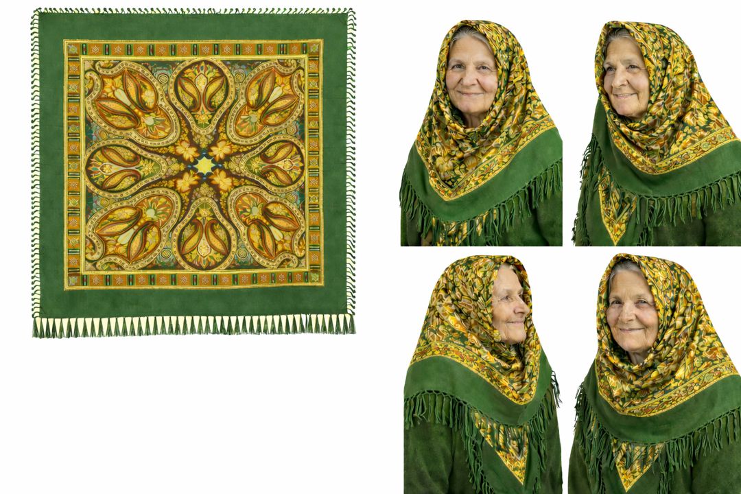 Yaylıq H4591 yaşıl — Mallar, Bakı (2)