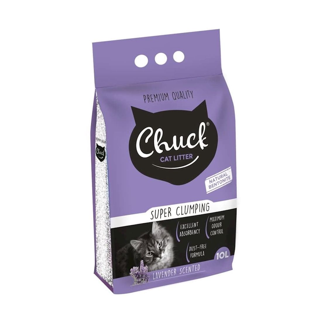 Pişik tualeti üçün doldurucu Chuck Cat Litter Lavender Scented 10 l — Mallar, Bakı