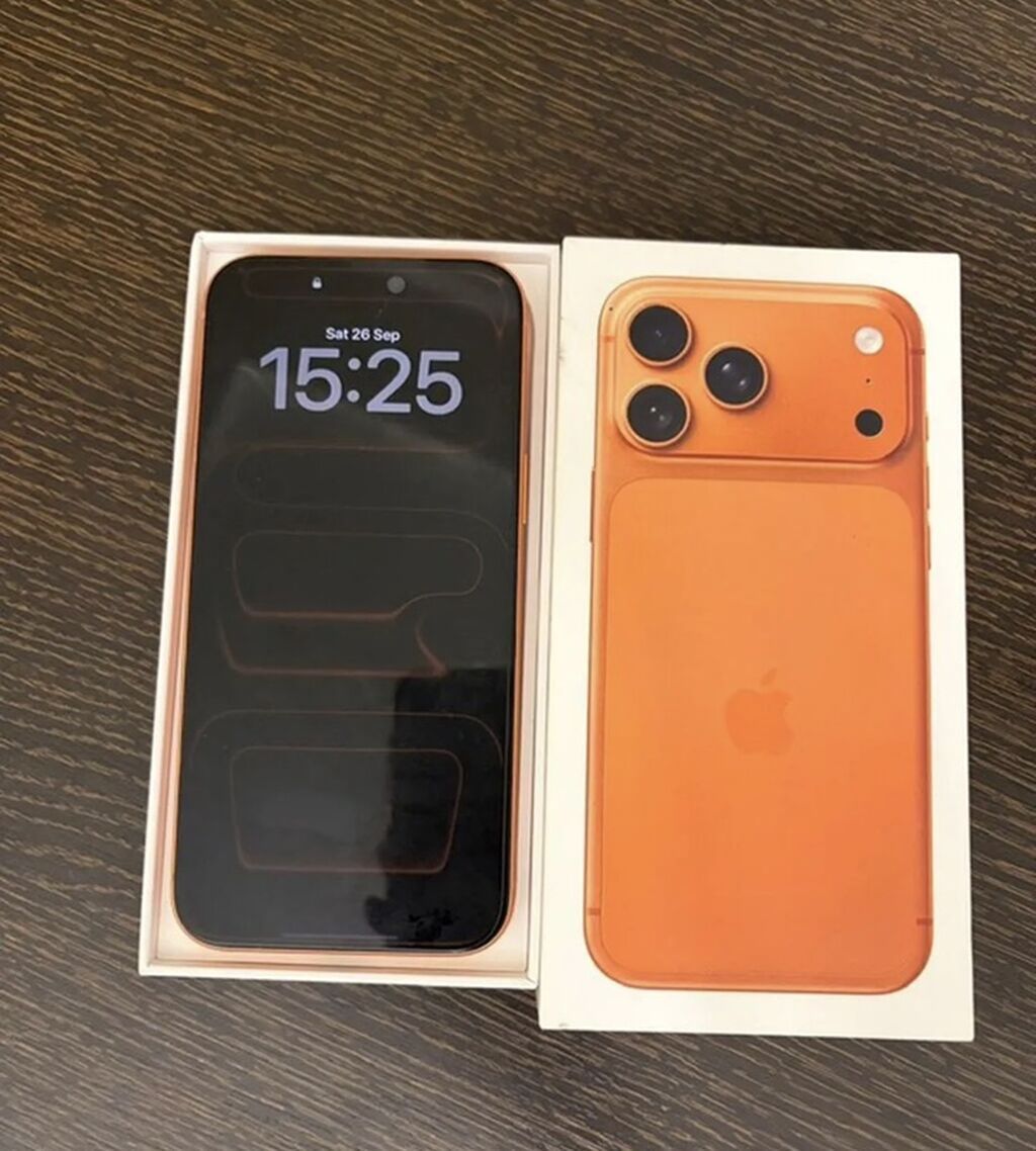 IPhone 17 Pro Max, 256 GB, Narıncı, Face ID — Apple iPhone, Bakı (4)