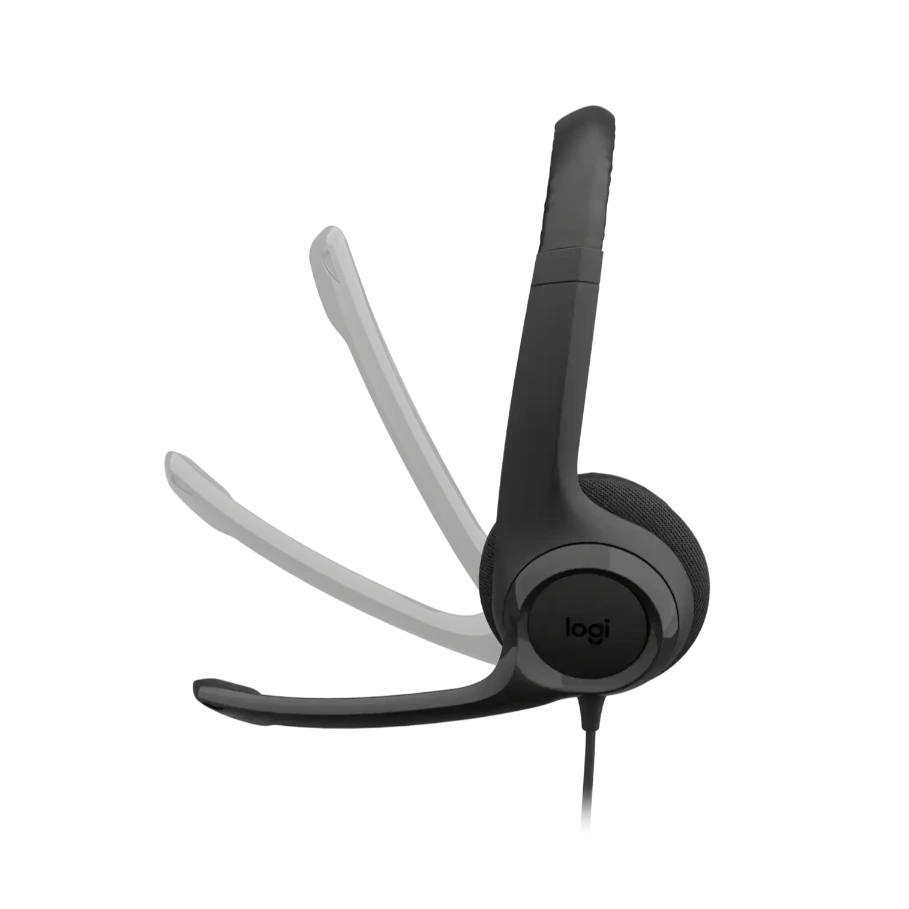 Logitech Corded USB Headset H390 - Emea (981-000406) — Klaviaturalar və siçanlar, Bakı (4)
