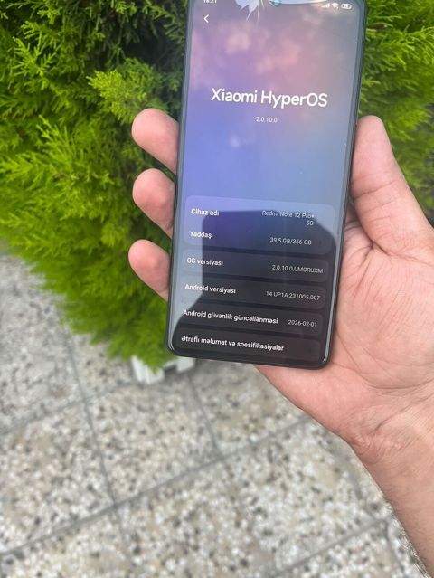 Redmi Note 12 Pro+, 256 GB, rəng - Qara, Barmaq izi — Quba
