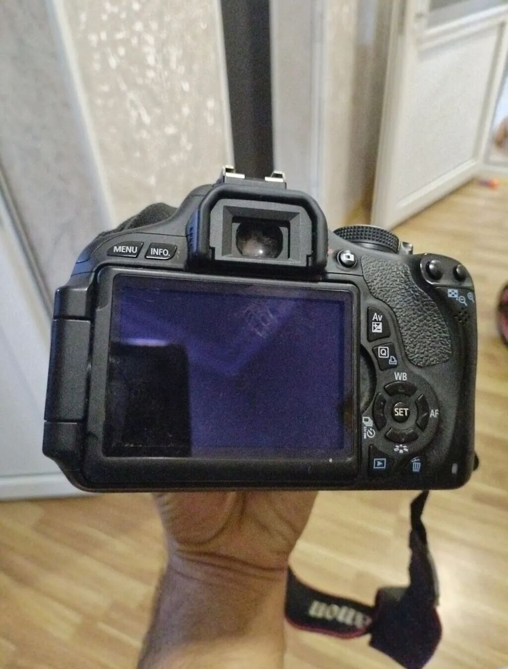 Canon EOS 600D Dslr fotoaparat + EF-S 18-55mm obyektiv - Modell — Fotoaparat, Bakı (3)