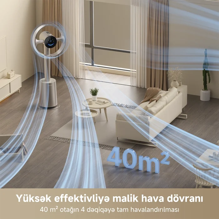 Dreame Bladeless Fan MF10 CVF22A — Ventilyatorlar, Bakı (5)