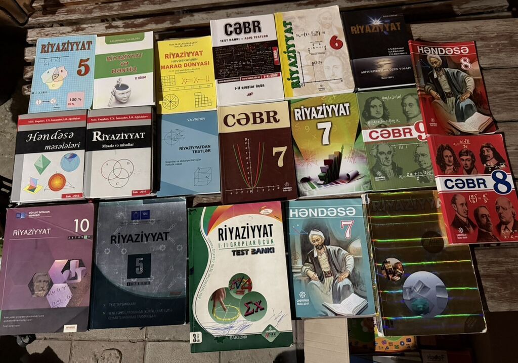 Məktəb və abituriyent hazırlığı üçün müxtəlif fənlərdən dərslik və — Kitablar, Digah (4)