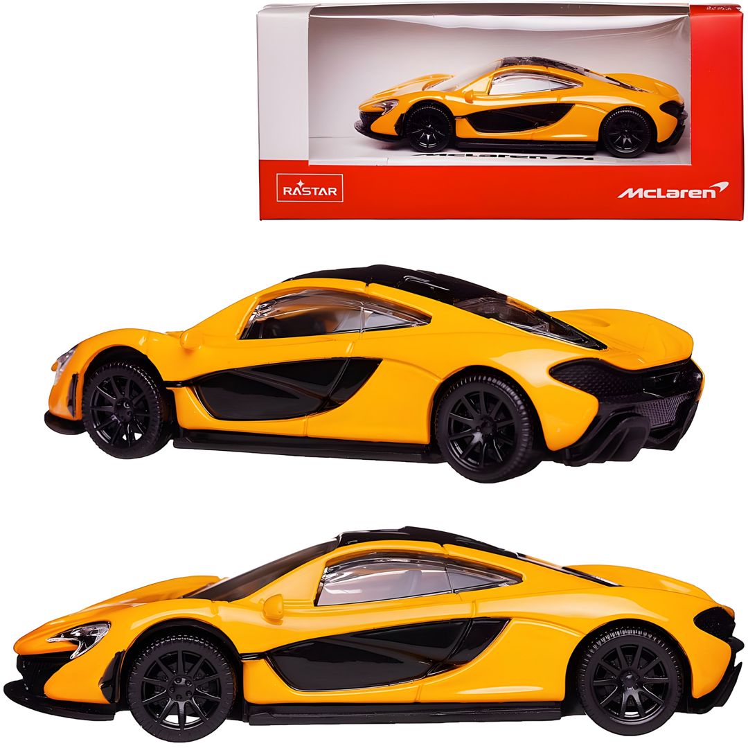 Maşın Rastar, Die cast 1:24 Mclaren P1, Sarı, Plastik — Mallar, Bakı