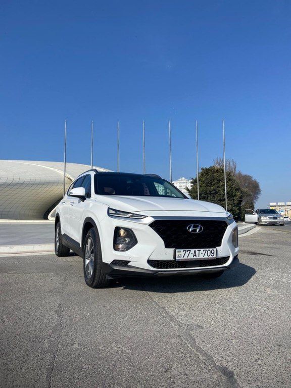 Hyundai Santa Fe, 2.0 L, 2019 il, 147 000 km 77-AT-709 — Avtomobillər, Bakı (3)