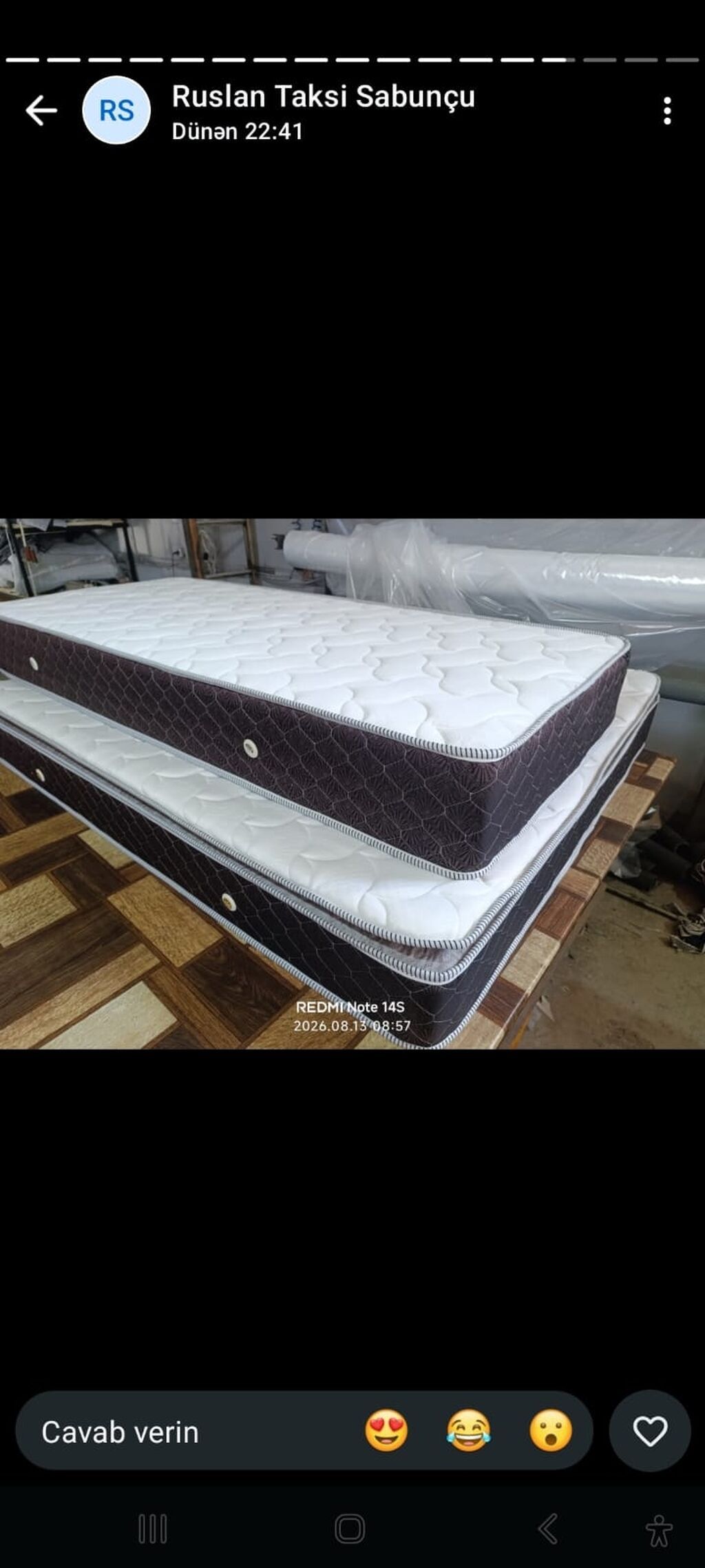 Yeni, Ortopedik matras — Matraslar, Bakı (3)