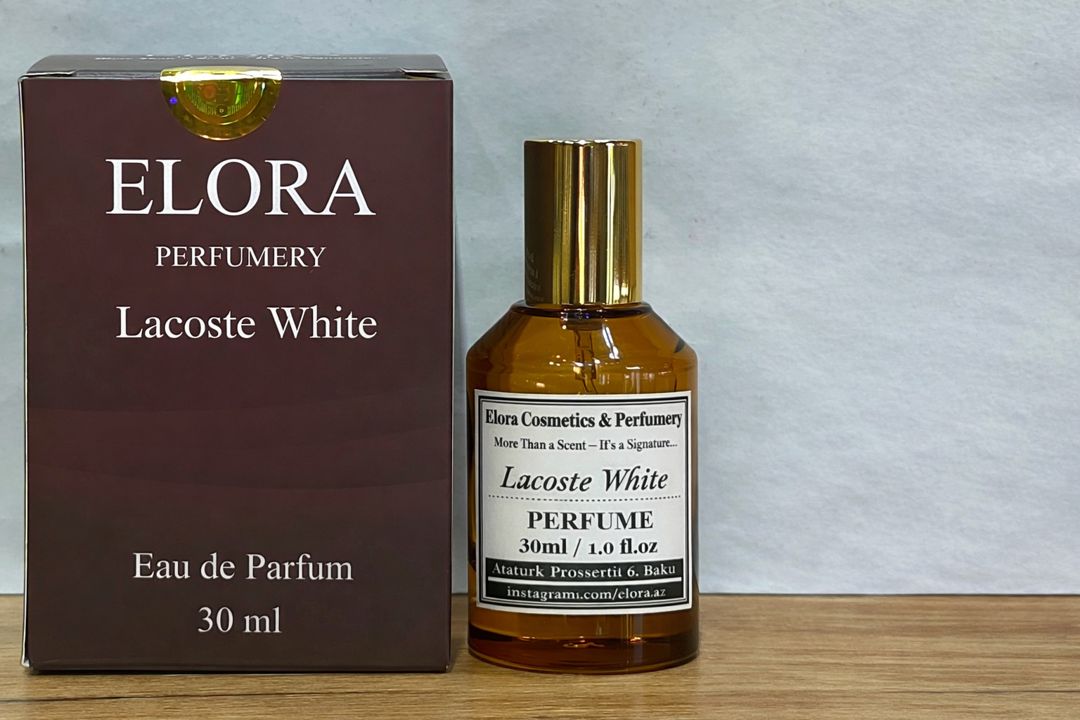 Elora Perfumery Lacoste White kişilər üçün ətir suyu 30 ml — Mallar, Bakı
