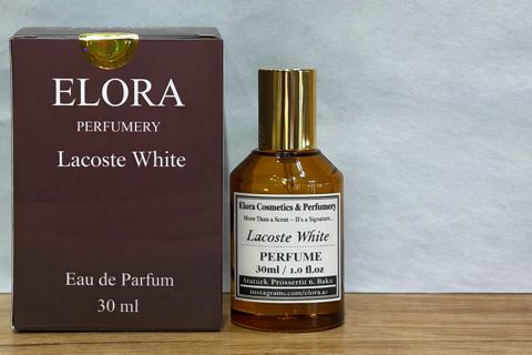 Elora Perfumery Lacoste White kişilər üçün ətir suyu 30 ml — Bakı