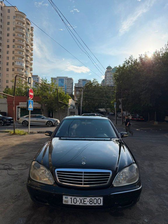 Mercedes S 320, 3.2 L, 2001 il, 291 000 km 10-XE-800 — Avtomobillər, Bakı (4)