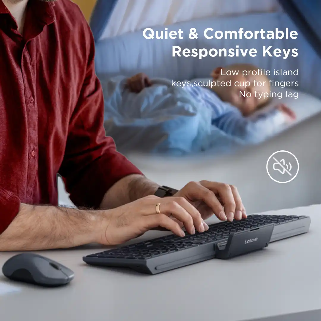 Lenovo 700 Modern Multi-Device Wireless Combo-Russian/Cyrillic (GX31S04977) — Veb kameralar, Bakı (4)