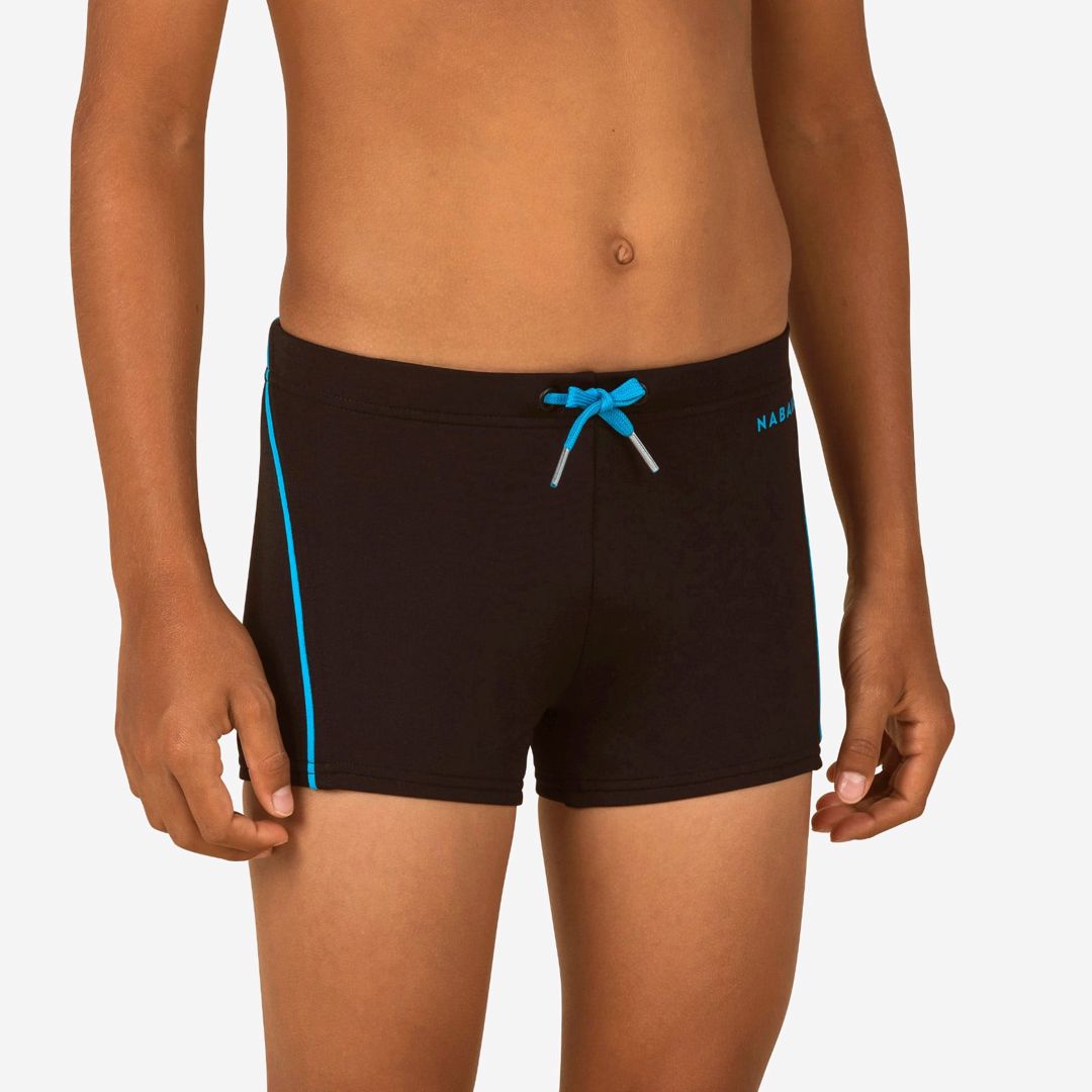 Oğlanlar üçün üzgüçü şortu Decathlon Boxer 100 Plus, qara, ölçü 113-122 sm/5-6 yaş — Mallar, Bakı