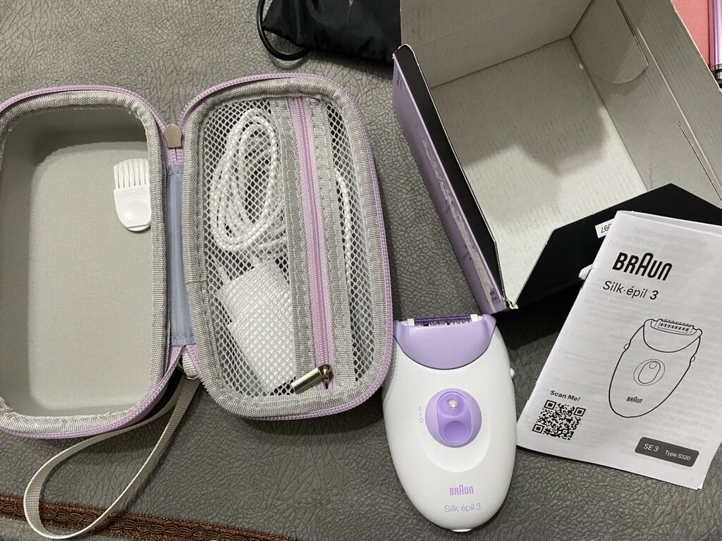 Braun Silk-épil 3 epilyator Xüsusiyyətlər: - İncə tükləri belə — Usturalar, trimmerler və epilyatorlar, Gəncə (3)