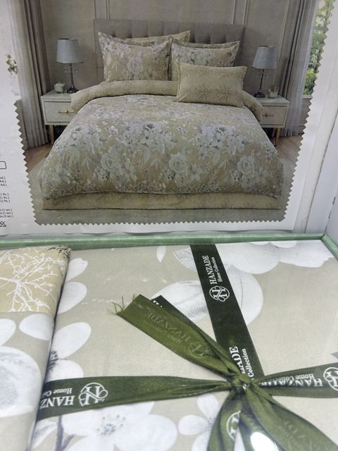 Yataq dəsti Hanzade, yorğan üzü 160x220 sm, yastıq üzü 50x70 sm, mələfə 160x220 sm, birnəfərlik, pambıq/polikotton, rəngbərəng — Bakı