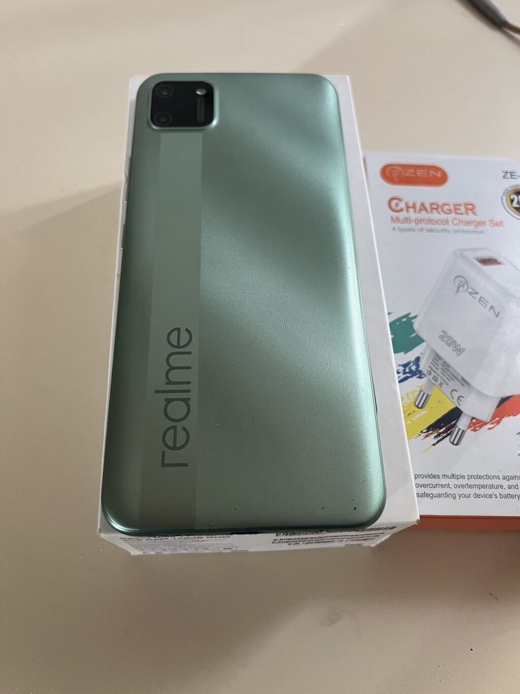 Realme C11 (2021), 32 GB, rəng - Yaşıl, Sensor — Realme, Bakı (7)