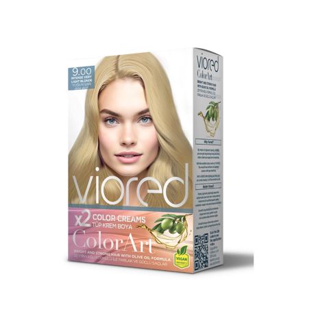 Saç boyası Viored Colorart 9.00 Çox açıq qəhvəyi kül ton — Bakı