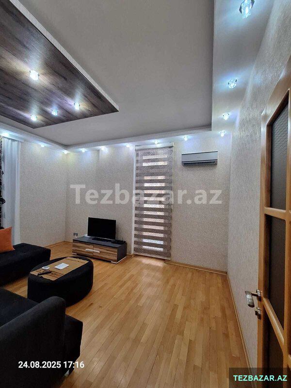 Satılır 2 otaqlı yeni tikili 91 m², Elmlər Akademiyası m — Mənzil, Bakı (5)