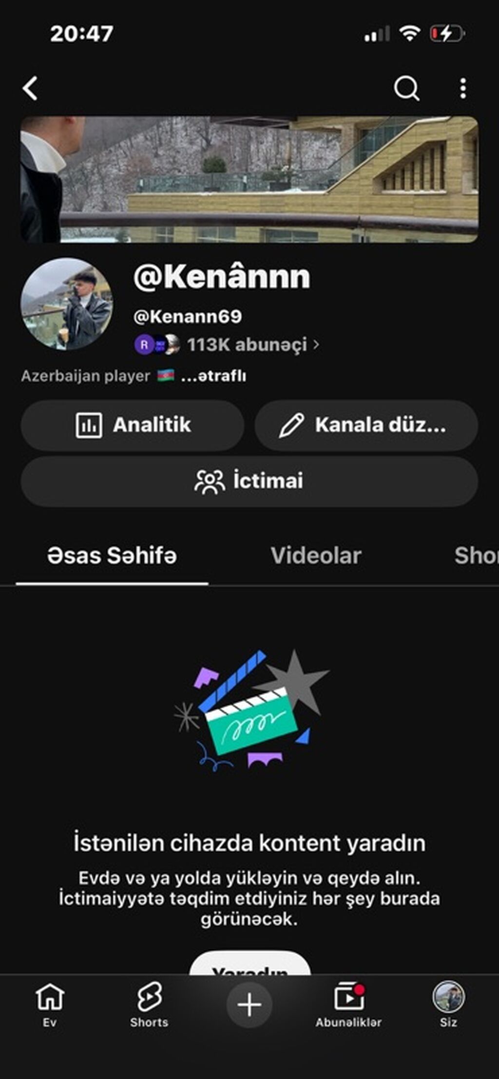 Tam arginal short ve videolardan yığılma kanaldı 1 ildi hesne — Digər, Şəmkir (3)
