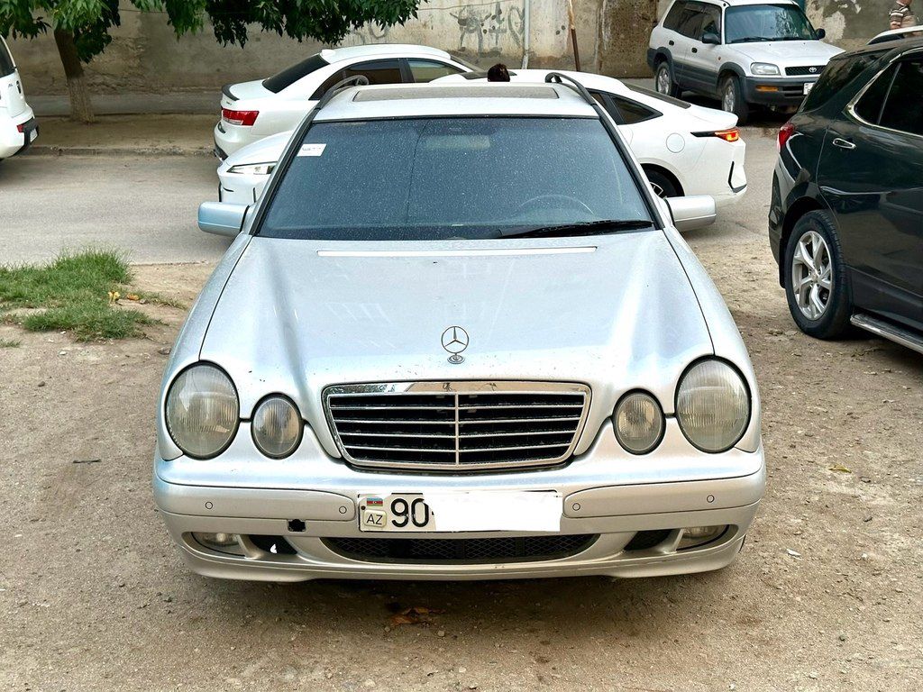 Mercedes E 220, 2.2 L, 1999 il, 373 000 km — Avtomobillər, Sumqayıt (3)