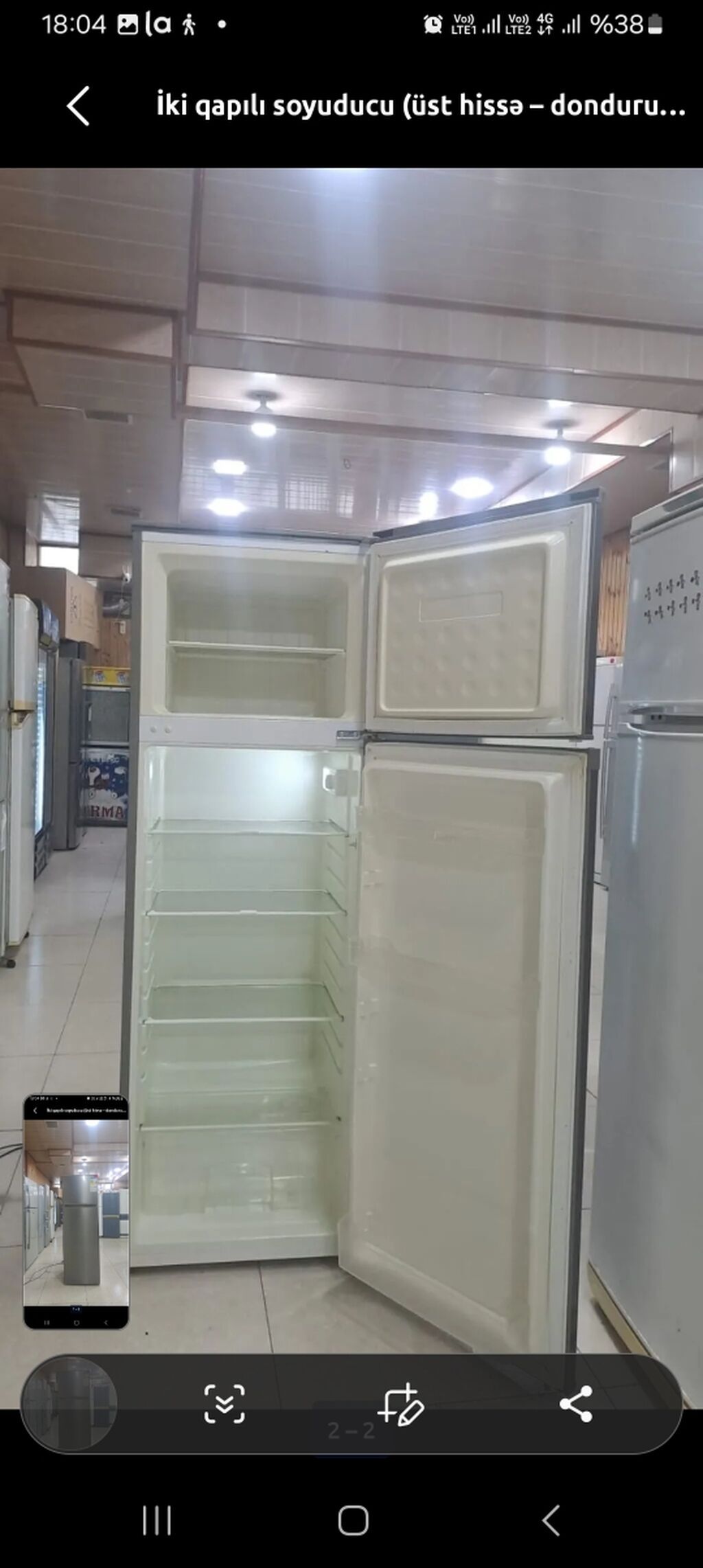 Soyucular lar prablemsizdir zemanetle satlır çeşidlerimiz çoxdur her — Soyuducular, Bakı (2)