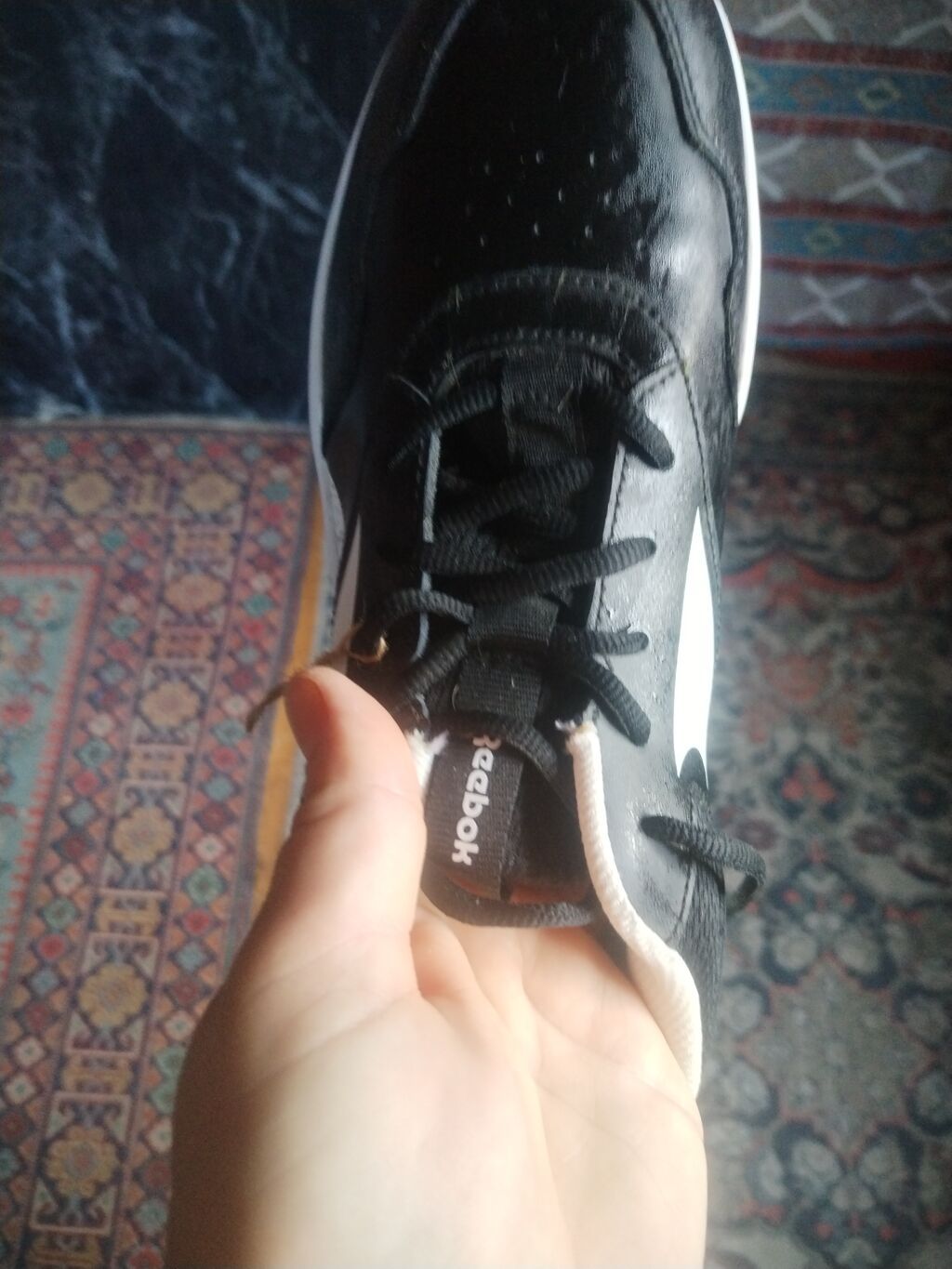 Reebok idman ayaqqabısı Qara rəngli, ağ altlıqlı Reebok idman — Krossovkalar, Digah (2)