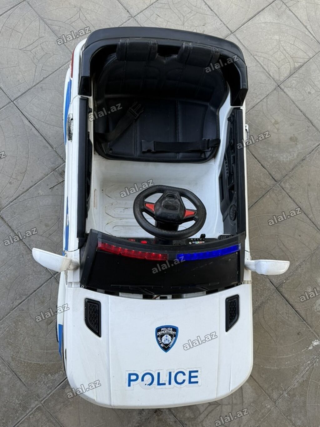 Uşaq üçün elektrikli polis avtomobili – Ride-on Xüsusiyyətlər — Mallar, Sumqayıt (4)