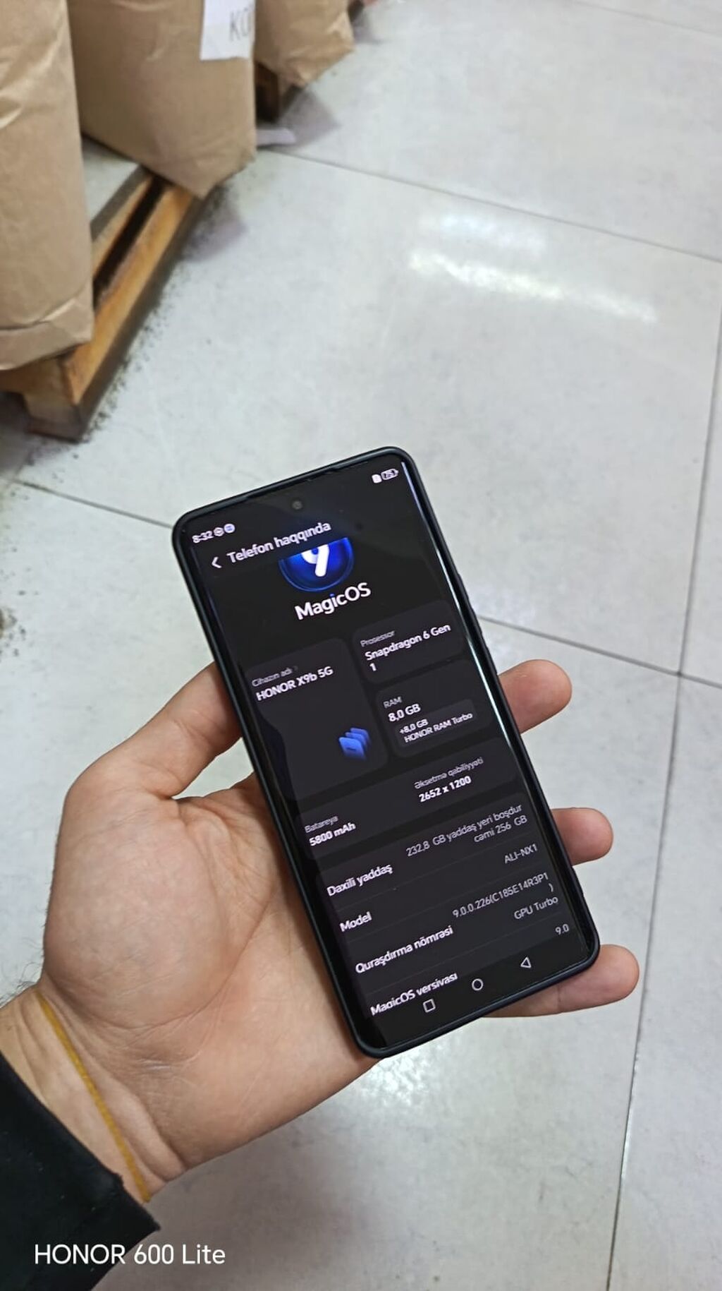 Honor X9b, 256 GB, rəng - Qara, İki sim kartlı — Honor, Quba (4)