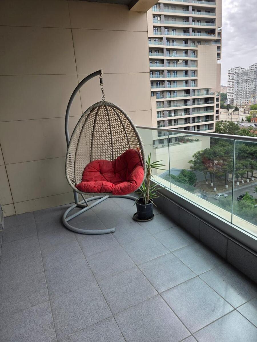 İcarəyə verilir 3 otaqlı yeni tikili 140 m² — Mənzil, Bakı (10)