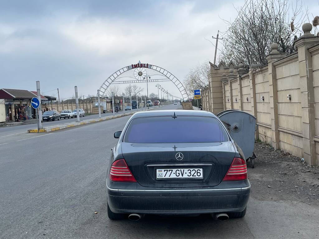 Mercedes S 320, 3.2 L, 2001 il, 360 000 km 77-GV-326 — Avtomobillər, Bakı (3)