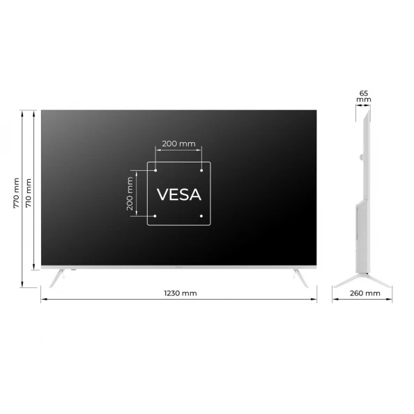 Kıvı Smart TV 55 UHD White 55U760QW — Televizorlar, Bakı (6)