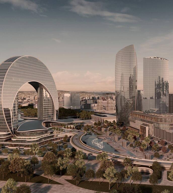 Satılır 2 otaqlı yeni tikili 90 m² — Mənzil, Bakı (2)