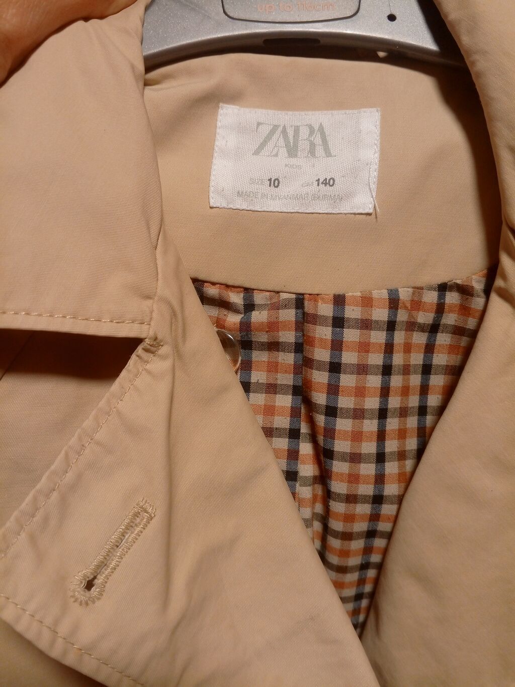 Zara uşaq trençkotu ela vəziyyətdə kapuşonlu - Brend: Zara Kids — Uşaq geyimi, Bakı (3)