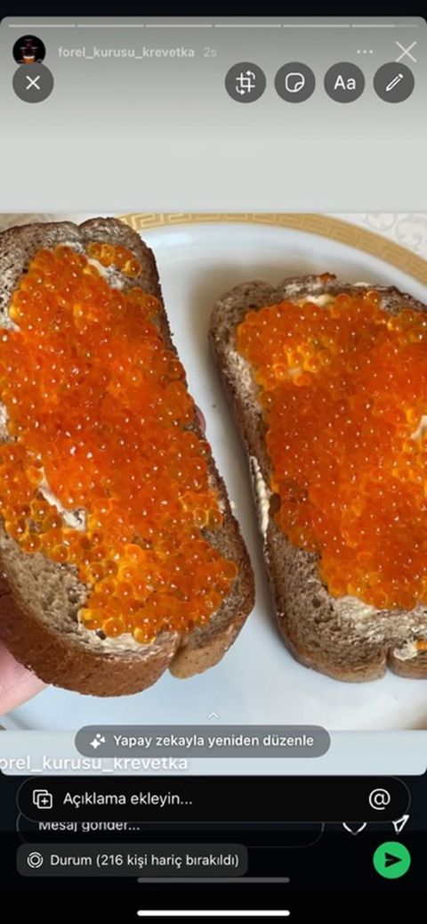 Məhsul: Qırmızı balıq kürüsü (ikra) Təsvir: - Təbii, iri dənəli — Bakı