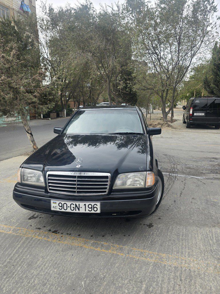 Mercedes C 200, 2.0 L, 1995 il, 484 800 km 90-GN-196 — Avtomobillər, Bakı (2)