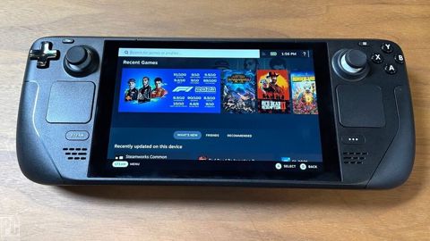 Steam Deck portativ oyun konsolu - 7 düymlük toxunmatik LCD ekran — Bakı