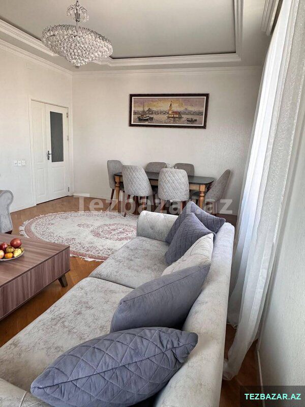 Satılır 3 otaqlı yeni tikili 111 m², 9 mkrn — Mənzil, Bakı (4)