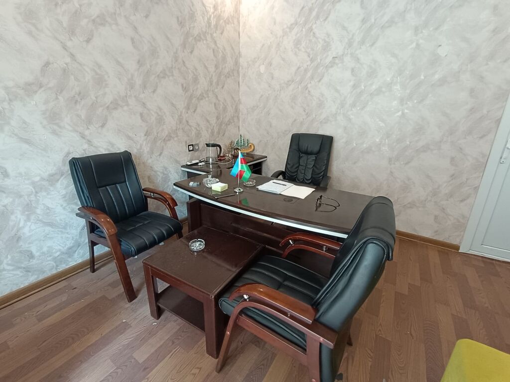 Ofis üçün tam mebel dəsti Tərkibi: - Böyük L formalı iş masası — Ofis mebeli, Gəncə (6)