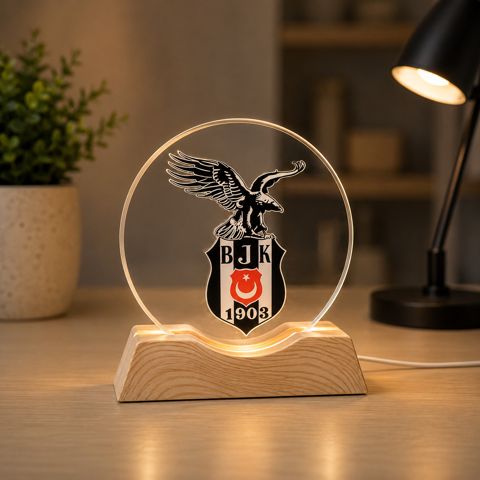 3D lampa Beşiktaş, universal, 5 Vt — Bakı