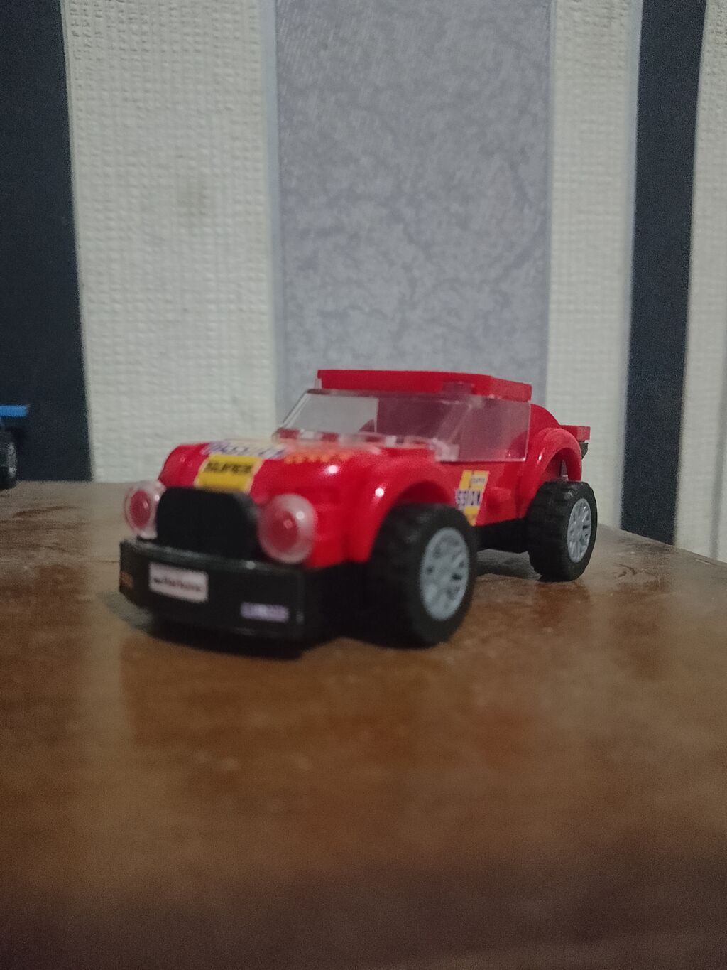 Qırmızı oyuncağ avtomobil – mini yarış modeli - Korpus: parlaq — Digər, Digah (3)