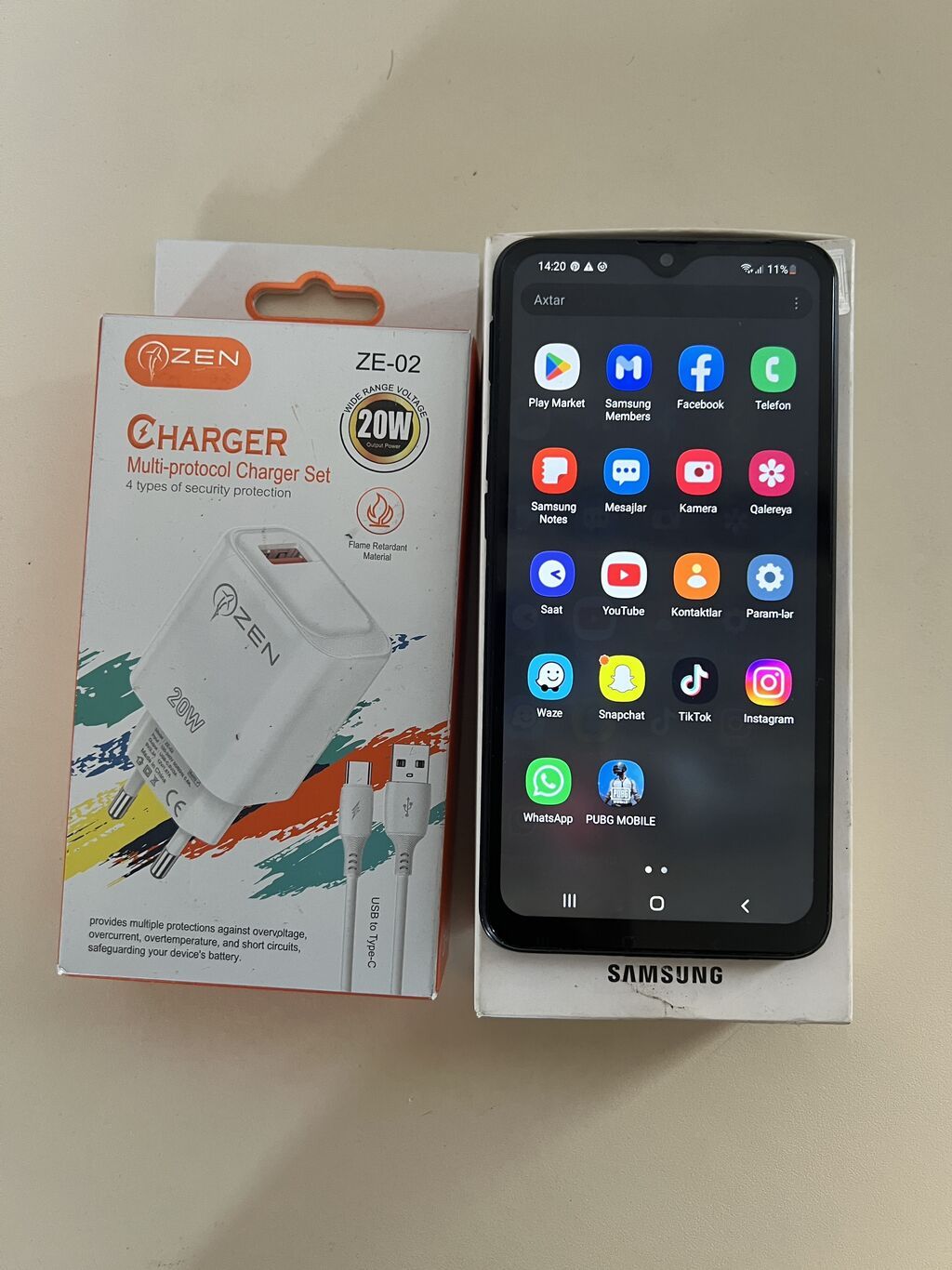 Samsung Galaxy A10s, 32 GB, rəng - Qara, Sensor — Samsung, Bakı (2)