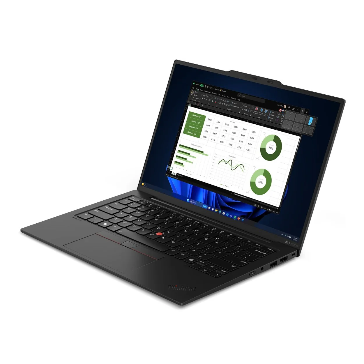 Laptop Lenovo ThinkPad X1 Carbon Gen 12/ 14" Wuxga (1920x1200) IPS Non-Touch/ U7 155U/ 32GB/ 1TB SSD — Bakı