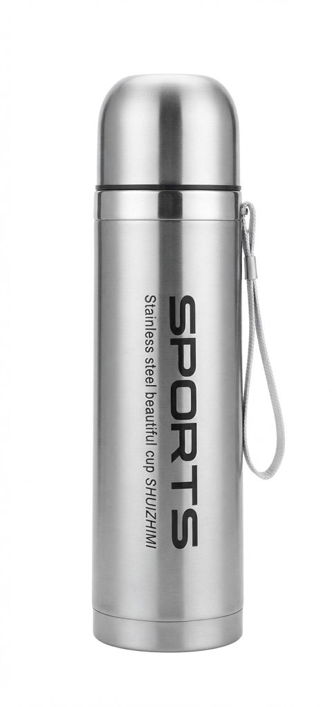 Termos, 500 ml, Paslanmayan polad, Boz — Bakı