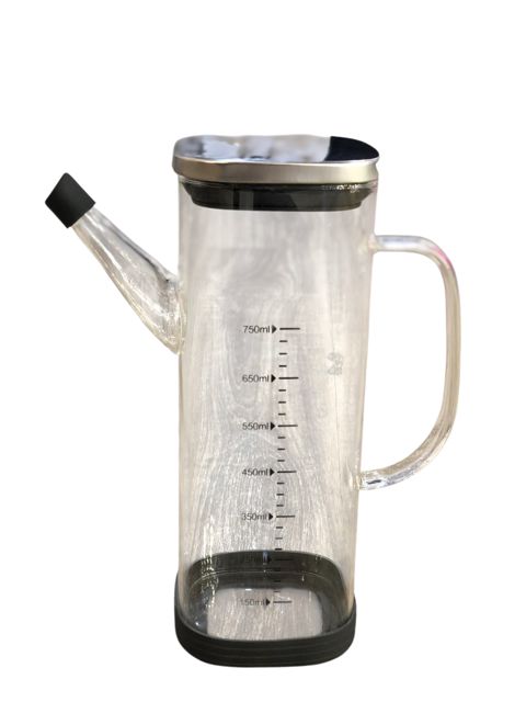 Yağ qabı 5548, şüşə, şəffaf, 750 ml — Bakı