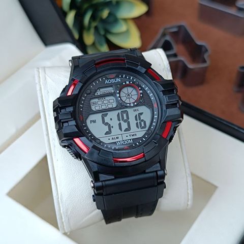 Kişi qol saatı WS 9806 Black Red — Bakı