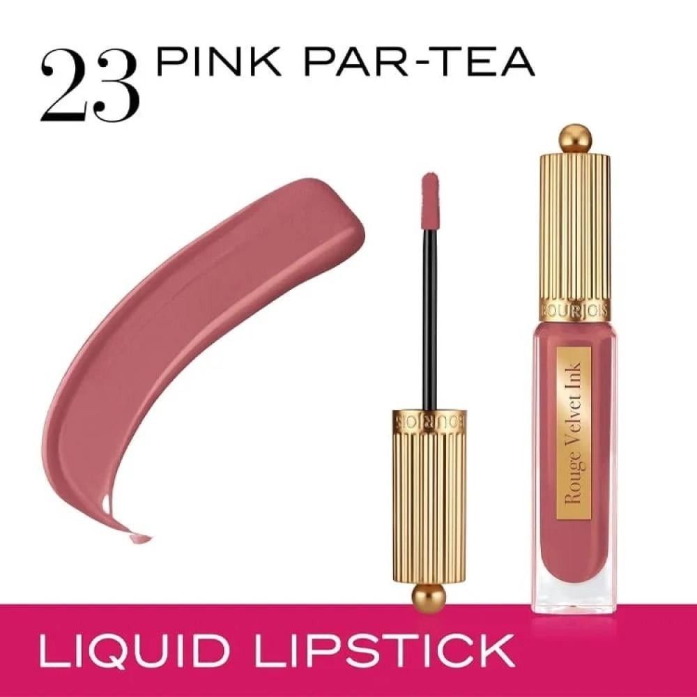 Dodaq boyası Bourjois Rouge Velvet Ink Matte 23 Pink Par-Tea 3.5 ml — Mallar, Bakı (2)