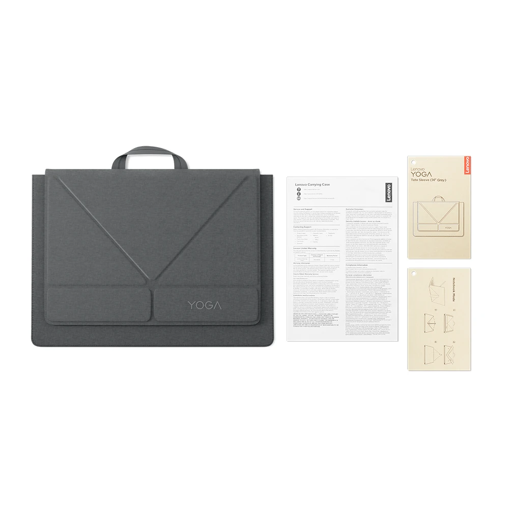 Lenovo Yoga Tote Sleeve 14" Grey (GX41U86727) — Veb kameralar, Bakı (8)